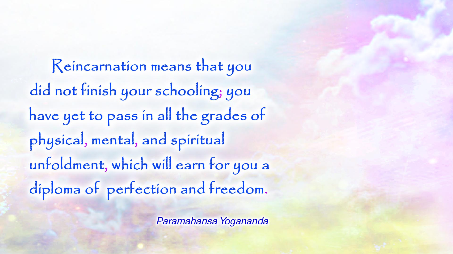 Yogananda diploma of perfection